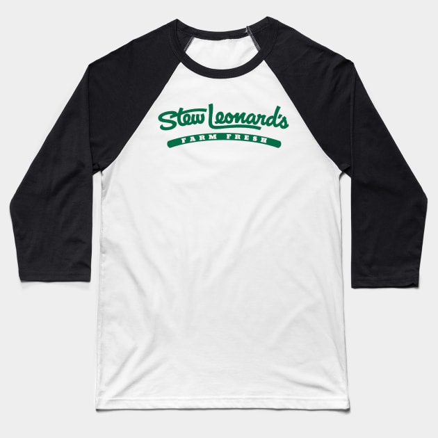 Stew Leonards Green Baseball T-Shirt by davieloria
